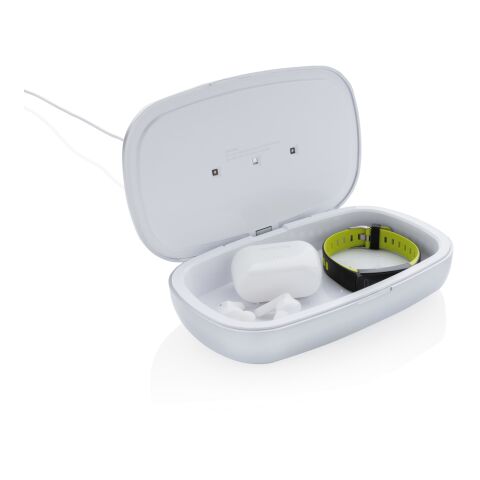Boîte de stérilisation UV-C avec chargeur sans fil 5W Rena gris | sans marquage | non disponible | non disponible