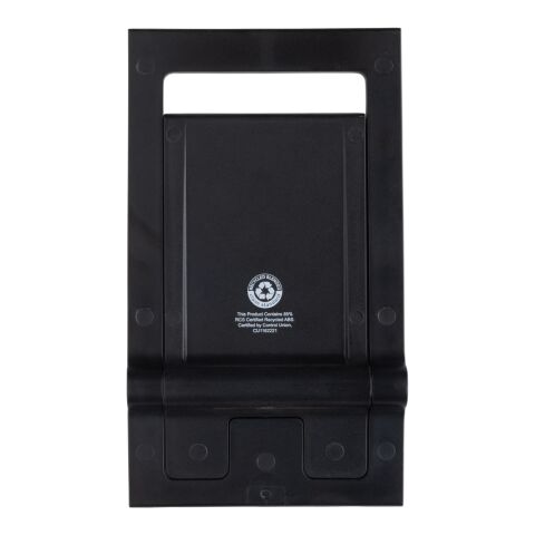 Support téléphone pliable en plastique RCS SnapStand noir | sans marquage | non disponible | non disponible