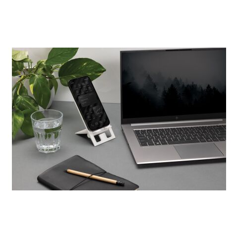 Support téléphone pliable en plastique RCS SnapStand Blanc | sans marquage | non disponible | non disponible