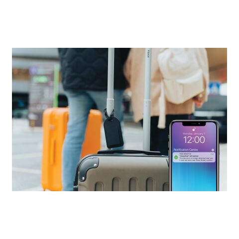 Etiquette à bagage en RCS avec géolocalisation Globetrack noir | sans marquage | non disponible | non disponible