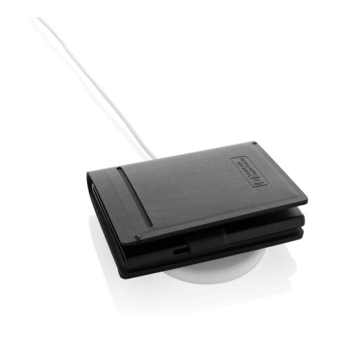 Porte cartes avec géolocalisation en polyester RCS Seekcard noir | sans marquage | non disponible | non disponible