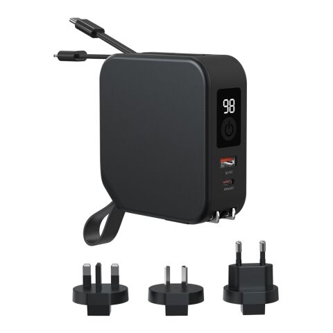 Chargeur universel 5 en 1 Urban Vitamin Saratoga noir | sans marquage | non disponible | non disponible