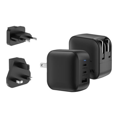 Chargeur 70W GaN en plastique RCS Urban Vitamin Santa Cruz noir | sans marquage | non disponible | non disponible