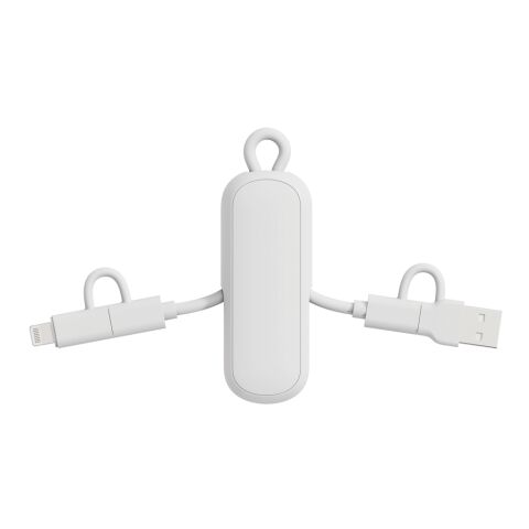 Câble 100W porte-clés 4-en-1 Urban Vitamin Dublin blanc