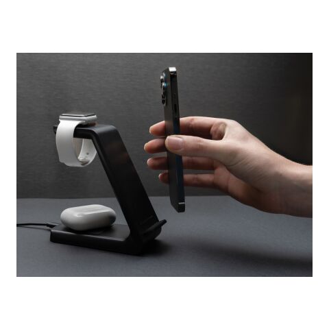 Station de charge en plastique recyclé RCS Urban V Fairfield noir | sans marquage | non disponible | non disponible