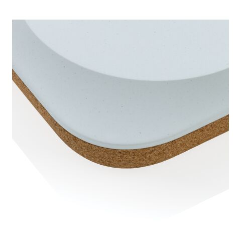 Chargeur sans fil Oregon fabriqué à partir de recyclage RCS. plastique &amp; liège marron | sans marquage | non disponible | non disponible