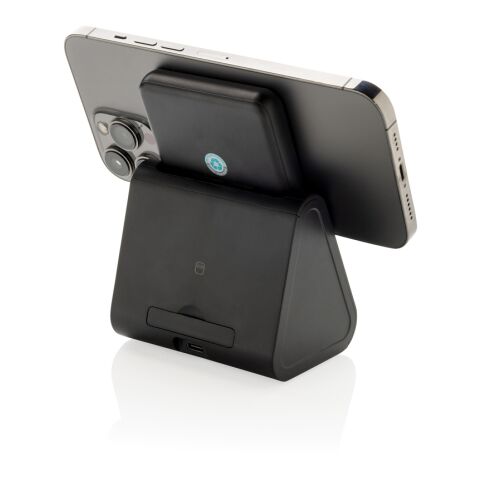 Chargeur 3 en 1 avec powerbank en plastique RCS Powerbase noir | sans marquage | non disponible | non disponible