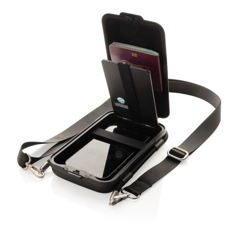 Étui de voyage rigide Swiss Peak OSLO RCS pour smartphone noir