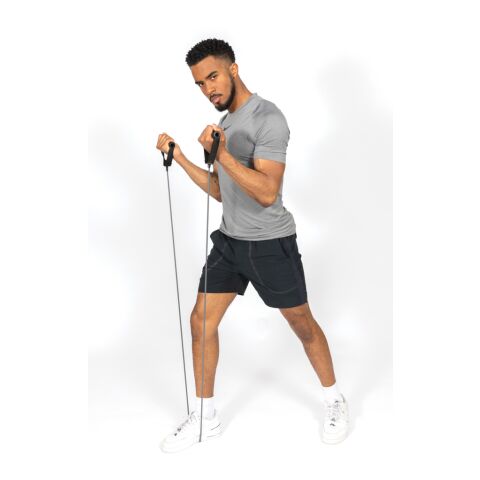 Elastique avec poignée dans une pochette gris-noir | sans marquage | non disponible | non disponible