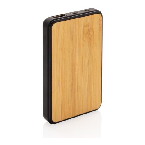 Batterie de secours 5000mAh en plastique recyclé FSC® et RCS marron | sans marquage | non disponible | non disponible