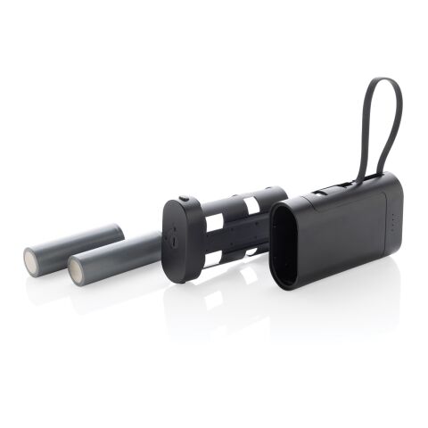 Powerbank avec batterie amovible 10.000 mAh Cyclecell noir | sans marquage | non disponible | non disponible