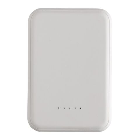 Powerbank 5000mAh et 5W en plastique recyclé RCS Stellar blanc | sans marquage | non disponible | non disponible