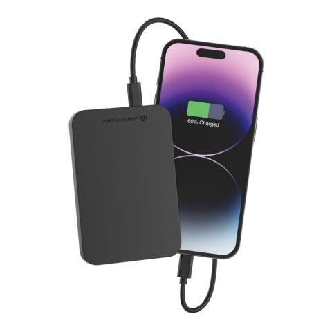 Powerbank 5000mAh en plastique/alu RCS UrbanVitamin Richmond noir | sans marquage | non disponible | non disponible