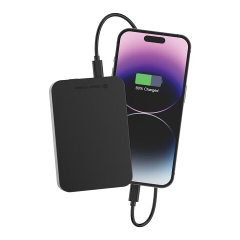 Compton RCS plastique recyclé/aluminium 10 000 mAh powerbank noir