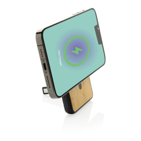 Powerbank 5000mAh et 5W en bambou et ABS RCS Zen noir | sans marquage | non disponible | non disponible