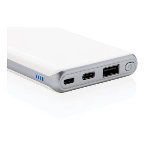 Batterie de secours 10000 mAh avec Power Delivery et type-C blanc | sans marquage | non disponible | non disponible