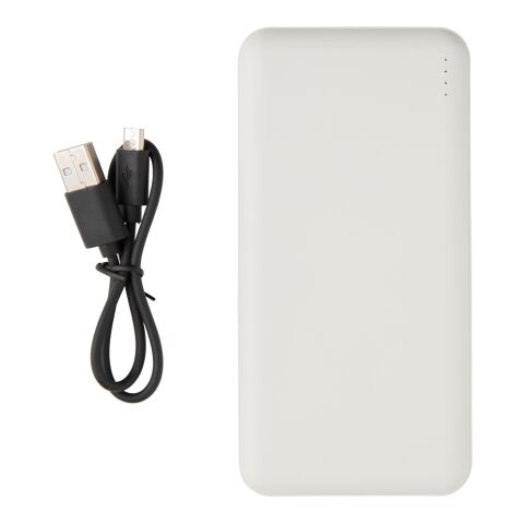 Batterie de secours de poche 10.000 mAh blanc | sans marquage | non disponible | non disponible