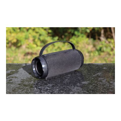Enceinte étanche 6W Soundboom en plastique recyclé RCS noir | sans marquage | non disponible | non disponible