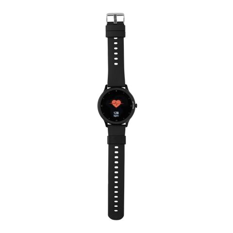 Montre connectée en TPU recyclé RCS Swiss Peak noir | sans marquage | non disponible | non disponible