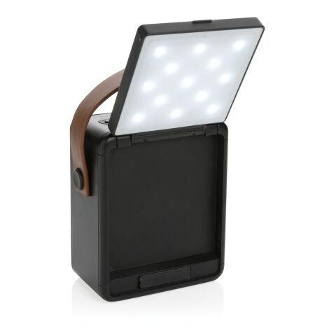 Enceinte 12W solaire en plastique recyclé RCS Skywave noir | sans marquage | non disponible | non disponible