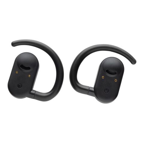 Écouteurs TWS à oreille ouverte en plastique RCS Fitsound noir | sans marquage | non disponible | non disponible