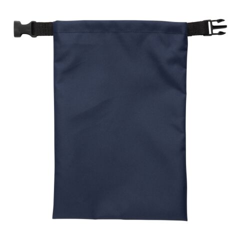 Sac à lunch pliable 30x20cm en rPET AWARE™ Snackstrap bleu marine | sans marquage | non disponible | non disponible