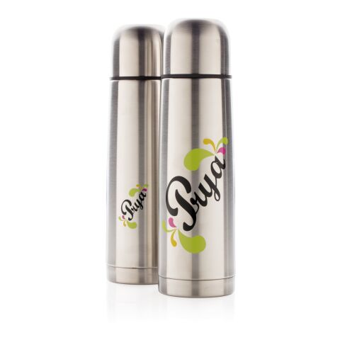 Bouteille thermos en acier inoxydable argent | sans marquage | non disponible | non disponible