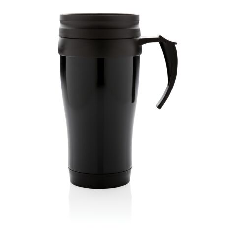 Mug en acier inoxydable noir | sans marquage | non disponible | non disponible | non disponible