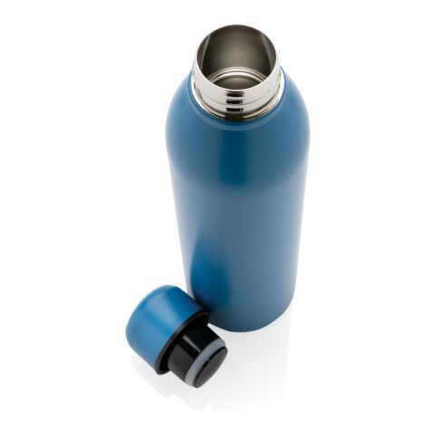 Bouteille isotherme en acier inoxydable recyclé RCS bleu | sans marquage | non disponible | non disponible