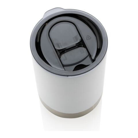 Mug en acier inoxydable recyclé RCS Blanc | sans marquage | non disponible | non disponible