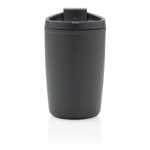 Mug en PP recyclé GRS avec couvercle à bascule antracite | sans marquage | non disponible | non disponible
