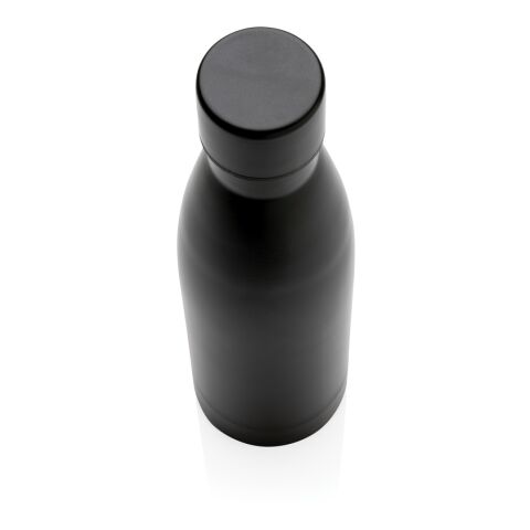 Bouteille iso couleur pleine en acier inoxydable recyclé RCS noir | sans marquage | non disponible | non disponible | non disponible