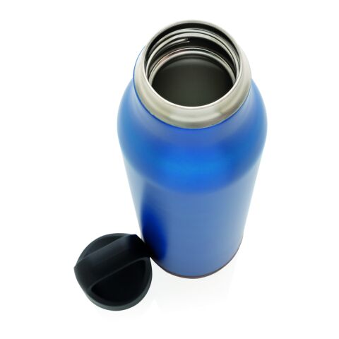 Bouteille isotherme et étanche avec finition liège bleu | sans marquage | non disponible | non disponible | non disponible