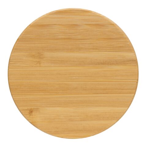 Mug 300ml en PP recyclé GRS avec couvercle en bambou FSC® vert | sans marquage | non disponible | non disponible