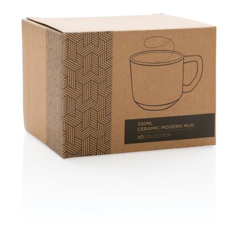 Mug céramique moderne noir-blanc | sans marquage | non disponible | non disponible