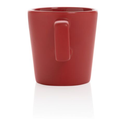 Tasse à café céramique au design moderne rouge | sans marquage | non disponible | non disponible