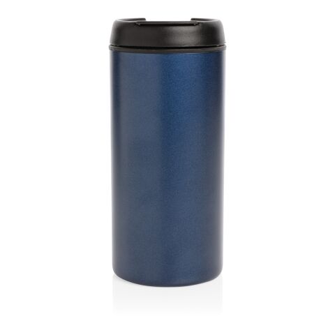Mug Metro en acier inoxydable recyclé RCS bleu | sans marquage | non disponible | non disponible