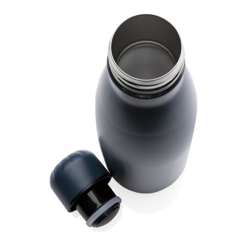 Bouteille isotherme en acier pleine couleur bleu | sans marquage | non disponible | non disponible
