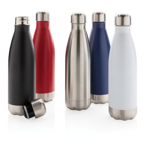 Bouteille isotherme acier bicolore - 500 ml bleu | sans marquage | non disponible | non disponible