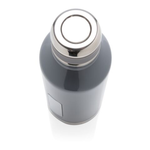 Bouteille étanche avec plaque gris | sans marquage | non disponible | non disponible | non disponible