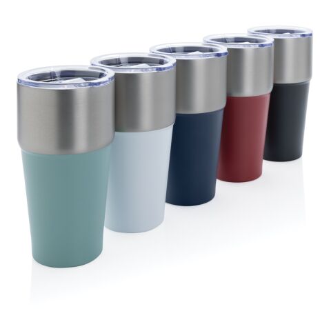 Mug 500ml en acier recyclé certifié RCS Fluid blanc | sans marquage | non disponible | non disponible