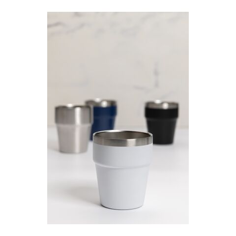 Tasse à café 300ml à double paroi en acier RCS Clark noir | sans marquage | non disponible | non disponible