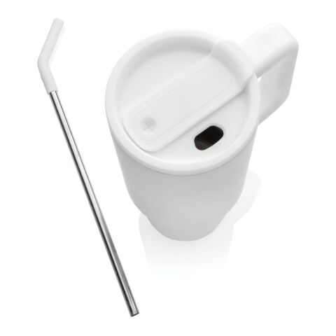 Mug 900ml en acier inoxydable recyclé Embrace RCS Blanc | sans marquage | non disponible | non disponible