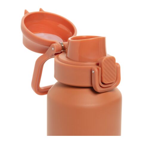 Bouteille de sport 600ML en acier recyclé RCS Via orange | sans marquage | non disponible | non disponible