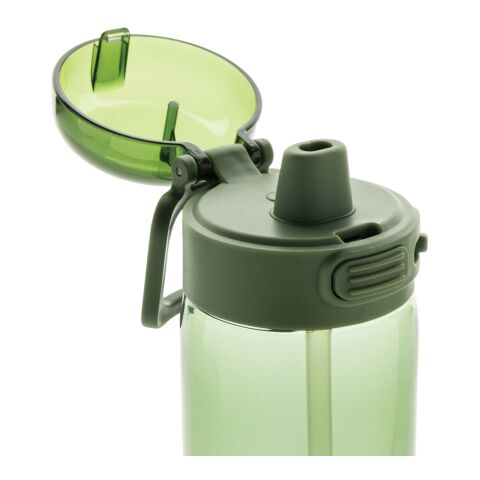 Bouteille d'eau étanche sport 800ml en rPET RCS SipnLock vert | sans marquage | non disponible | non disponible