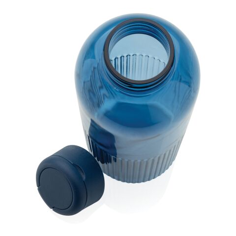 Bouteille 750ml étanche avec poignée en rPET RCS Ripple bleu | sans marquage | non disponible | non disponible