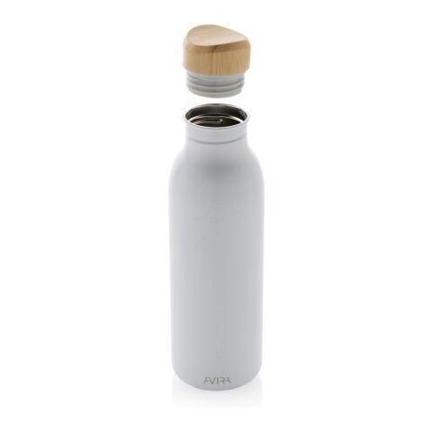 Bouteille d&#039;eau 600ml en acier Avira Alcor RCS blanc | sans marquage | non disponible | non disponible