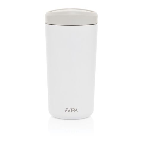 Mug 400ml en acier recyclé RCS Avira Alix blanc | sans marquage | non disponible | non disponible