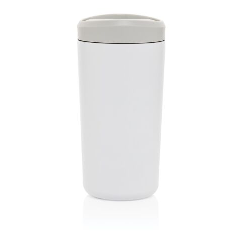 Mug 400ml en acier recyclé RCS Avira Alix blanc | sans marquage | non disponible | non disponible