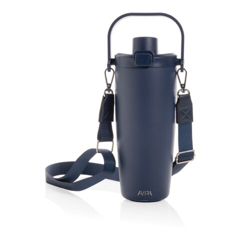 Mug en acier RCS avec bandoulière Avira Ayala blue marin | sans marquage | non disponible | non disponible